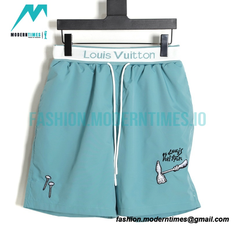 Louis Vuitton - 2023 Hammer Tool Embroidered Shorts Pants