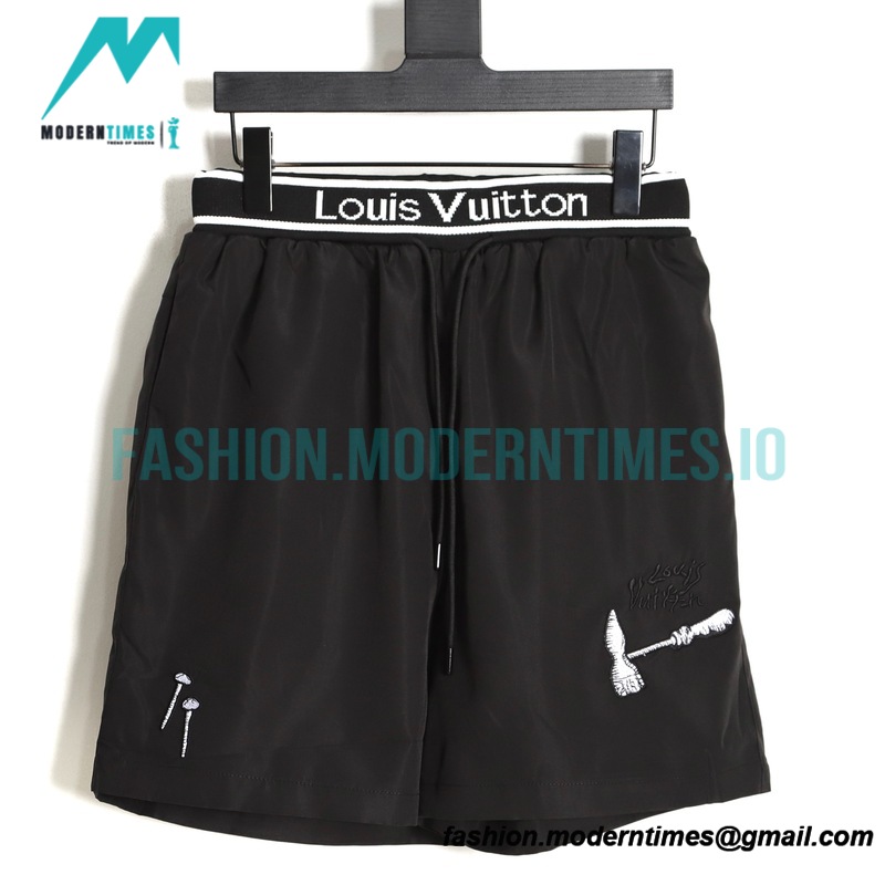 Louis Vuitton - 2023 Hammer Tool Embroidered Shorts Pants