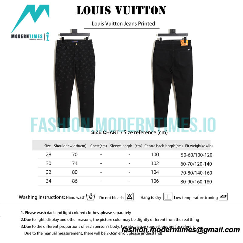 Louis Vuitton - Jeans Printed 