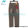 Louis Vuitton - 22FW Little Red Man Destroy Jacquard Jeans