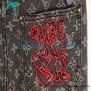 Louis Vuitton - 22FW Little Red Man Destroy Jacquard Jeans