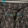 Louis Vuitton - 22FW Little Red Man Destroy Jacquard Jeans