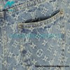 Louis Vuitton - Full Print Jacquard Straight Wash Jeans