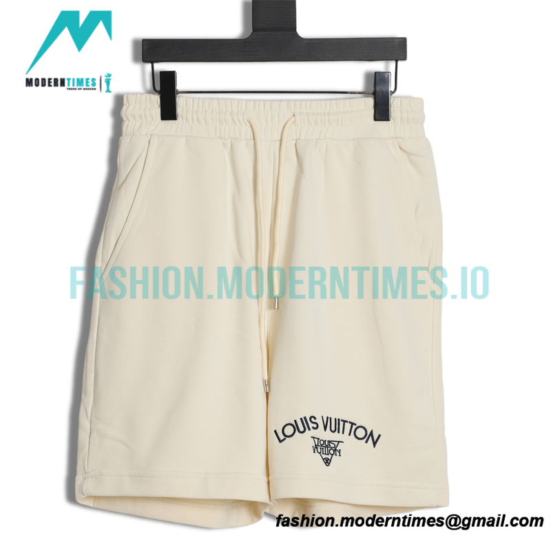 Louis Vuitton- Inverted Triangle Embroidered Shorts Pants