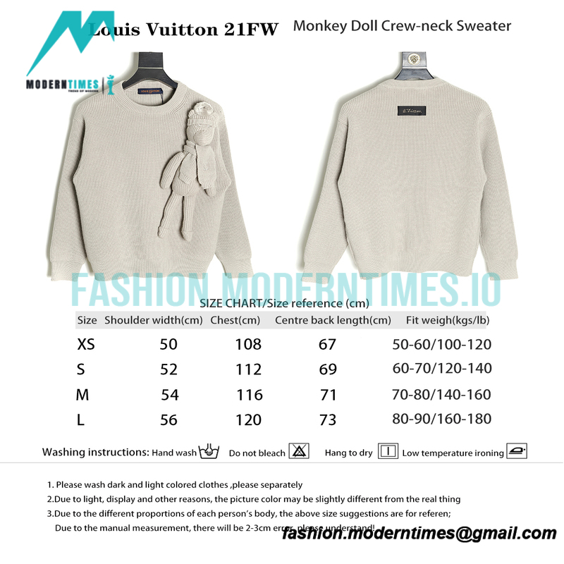 Louis Vuitton - 21FW Monkey Doll Crew-neck Sweater