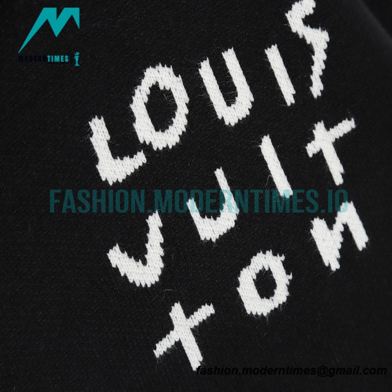 Louis Vuitton - 22FW Airplane Jacquard Crewneck Sweater Printed All Over 