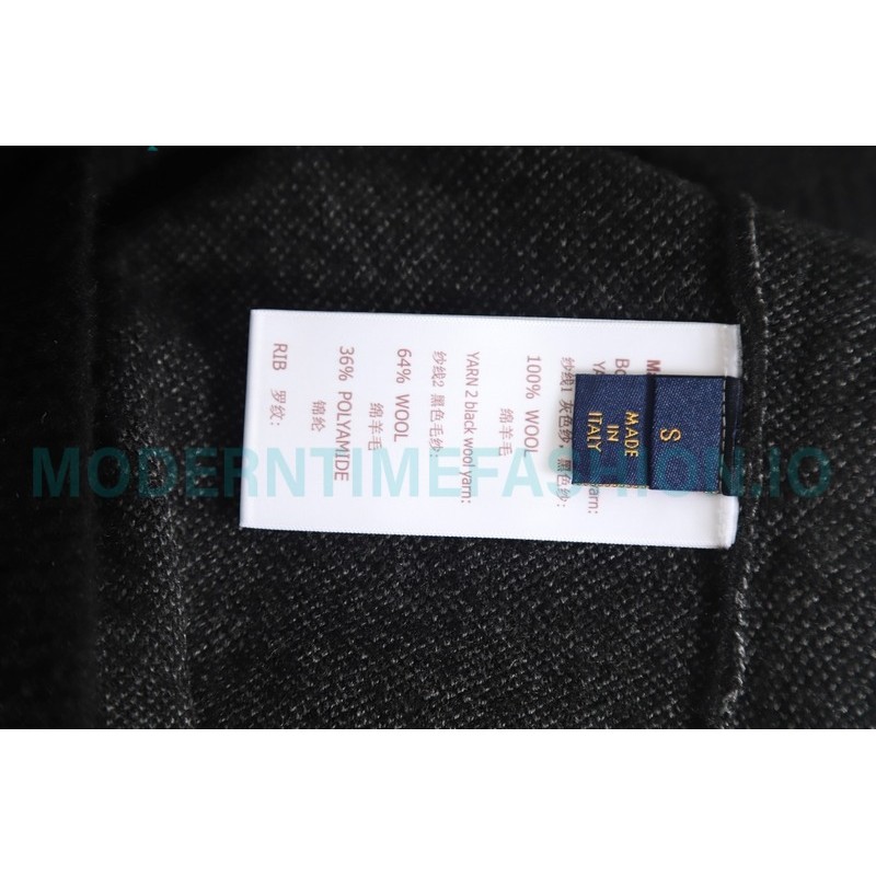 Louis Vuitton - 23FW Camouflage Rendered Wool Crewneck Sweater