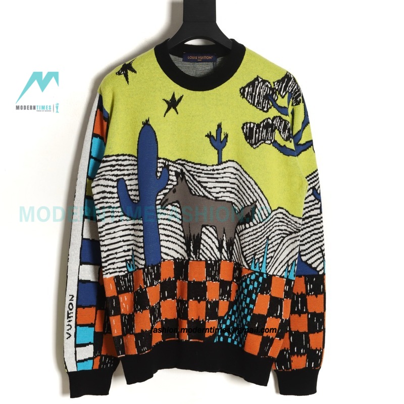Louis Vuitton - 23FW Children Fun Crewneck Sweater
