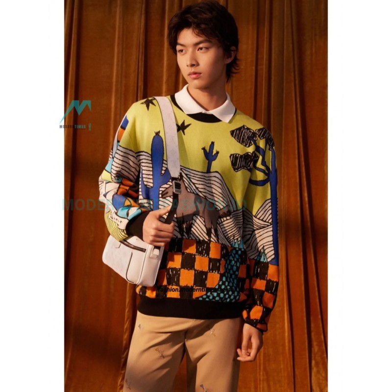 Louis Vuitton - 23FW Children Fun Crewneck Sweater