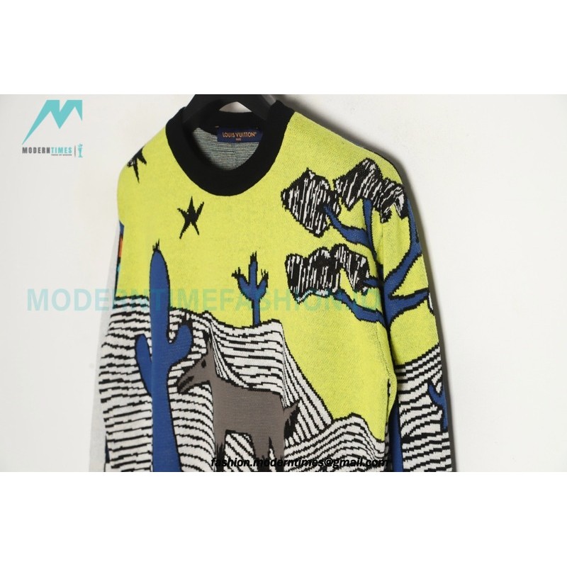 Louis Vuitton - 23FW Children Fun Crewneck Sweater