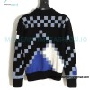 Louis Vuitton - 23FW Check Mosaic crewneck sweater