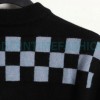 Louis Vuitton - 23FW Check Mosaic crewneck sweater