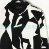 Louis Vuitton - 23FW Black And White Geometric Crewneck Sweater