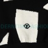 Louis Vuitton - 23FW Black And White Geometric Crewneck Sweater