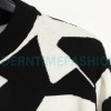 Louis Vuitton - 23FW Black And White Geometric Crewneck Sweater