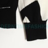 Louis Vuitton - 23FW Black And White Geometric Crewneck Sweater