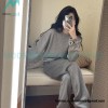Louis Vuitton - 23SS Solid Color Cuff Logo Knit Sweater
