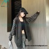 Louis Vuitton - 23FW Monogram Jacquard Single-breasted Long-sleeved Sweater Cardigan