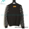 Louis Vuitton - 23FW Monogram Jacquard Single-breasted Long-sleeved Sweater Cardigan