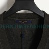 Louis Vuitton - 23FW Monogram Jacquard Single-breasted Long-sleeved Sweater Cardigan