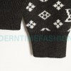 Louis Vuitton - 23FW Monogram Jacquard Single-breasted Long-sleeved Sweater Cardigan