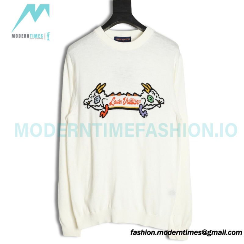 Louis Vuitton - 21FW Double Head Crewneck Sweater