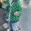 Louis Vuitton - 23ss Full Printed Green Flower Cardigan Sweater