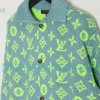Louis Vuitton - 23ss Full Printed Green Flower Cardigan Sweater