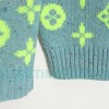 Louis Vuitton - 23ss Full Printed Green Flower Cardigan Sweater