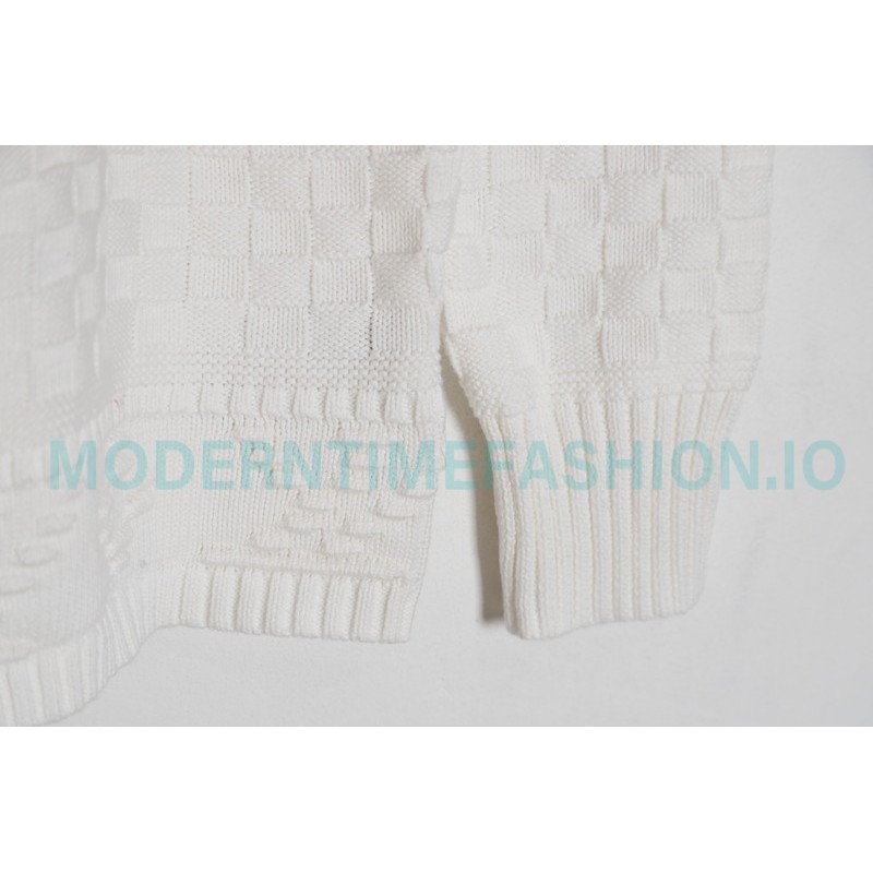 Louis Vuitton -23FW Waffle Collar Sweater