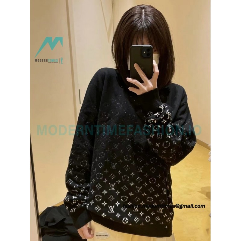 Louis Vuitton - 23FW Gradient Full Print Crewneck Sweater