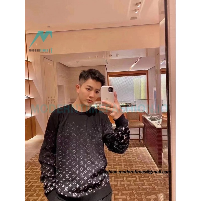 Louis Vuitton - 23FW Gradient Full Print Crewneck Sweater