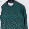 Louis Vuitton - 23FW Gradient Full Print Crewneck Sweater