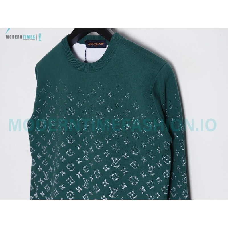 Louis Vuitton - 23FW Gradient Full Print Crewneck Sweater