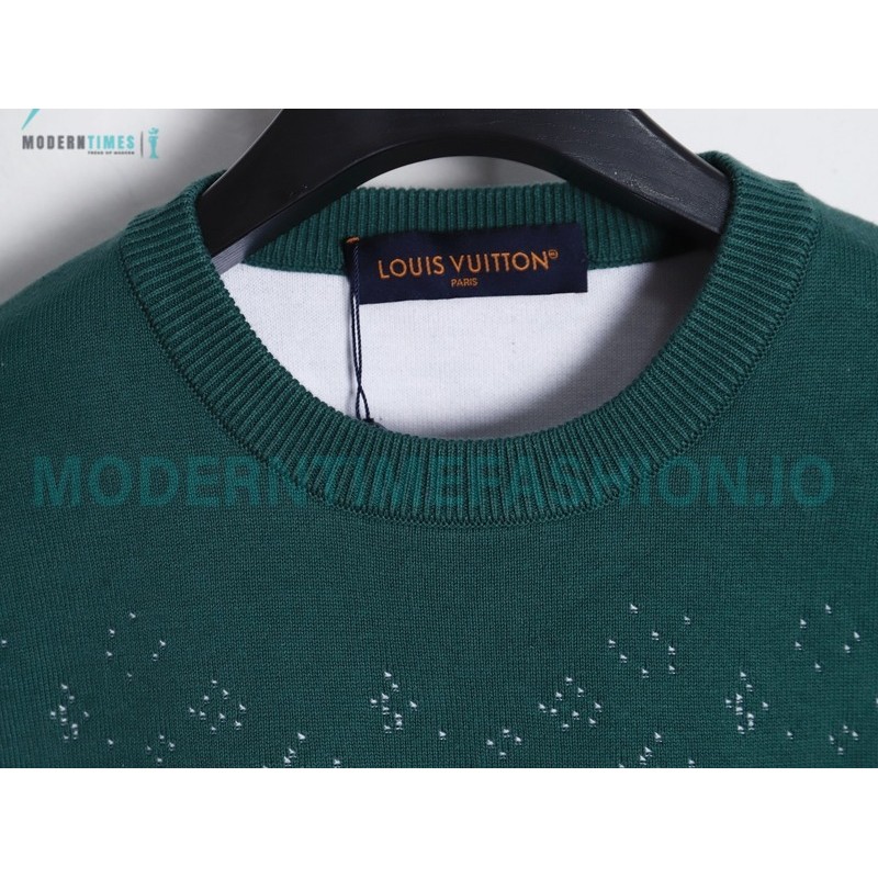 Louis Vuitton - 23FW Gradient Full Print Crewneck Sweater
