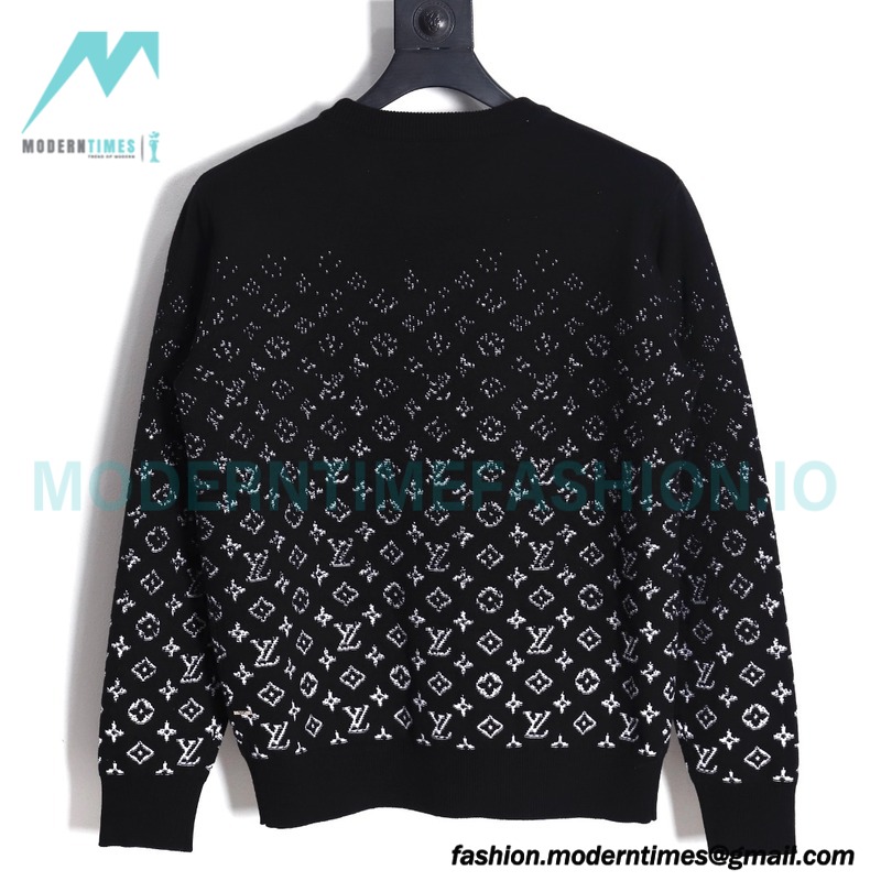 Louis Vuitton - 23FW Gradient Full Print Crewneck Sweater