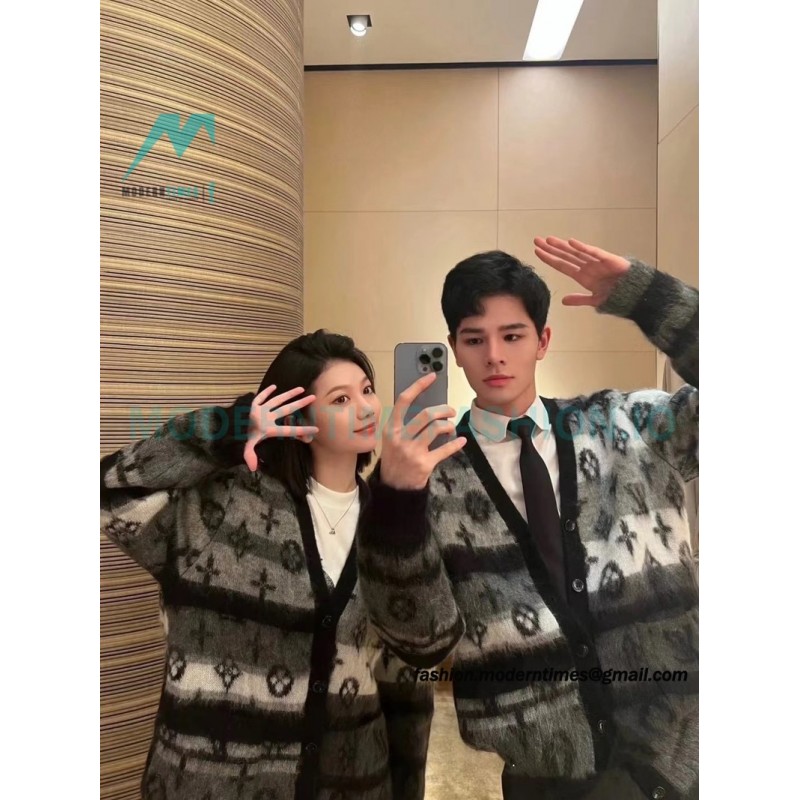Louis Vuitton - 23FW Full Print Mohair Cardigan