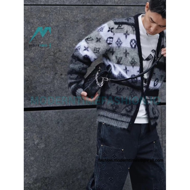 Louis Vuitton - 23FW Full Print Mohair Cardigan