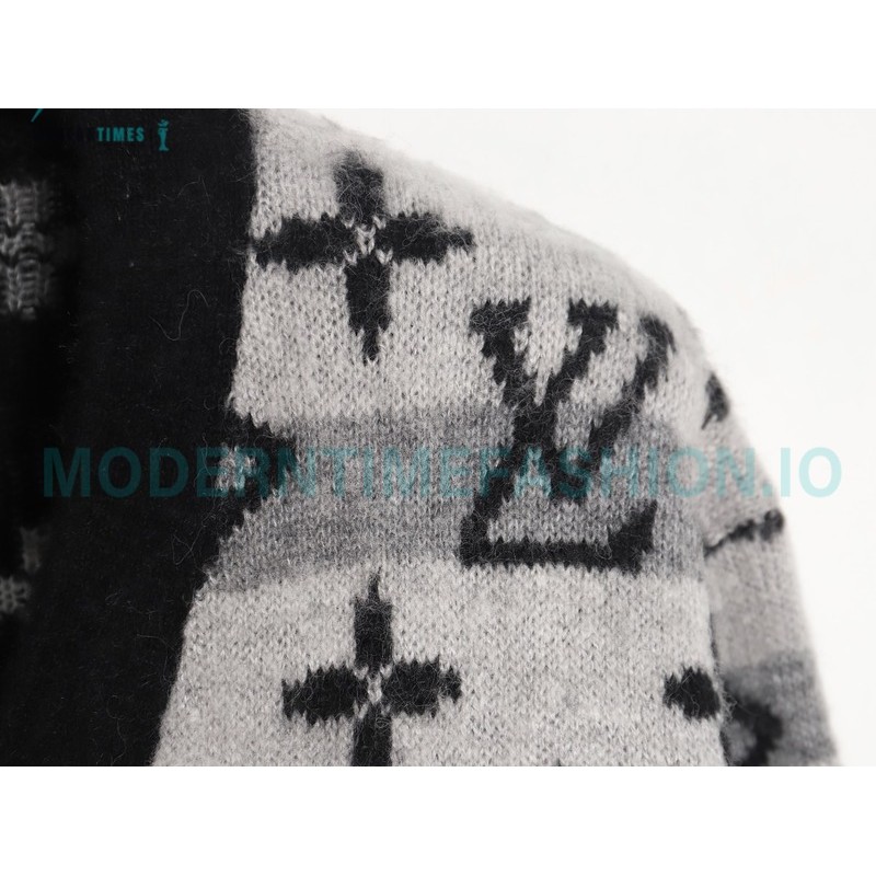 Louis Vuitton - 23FW Full Print Mohair Cardigan