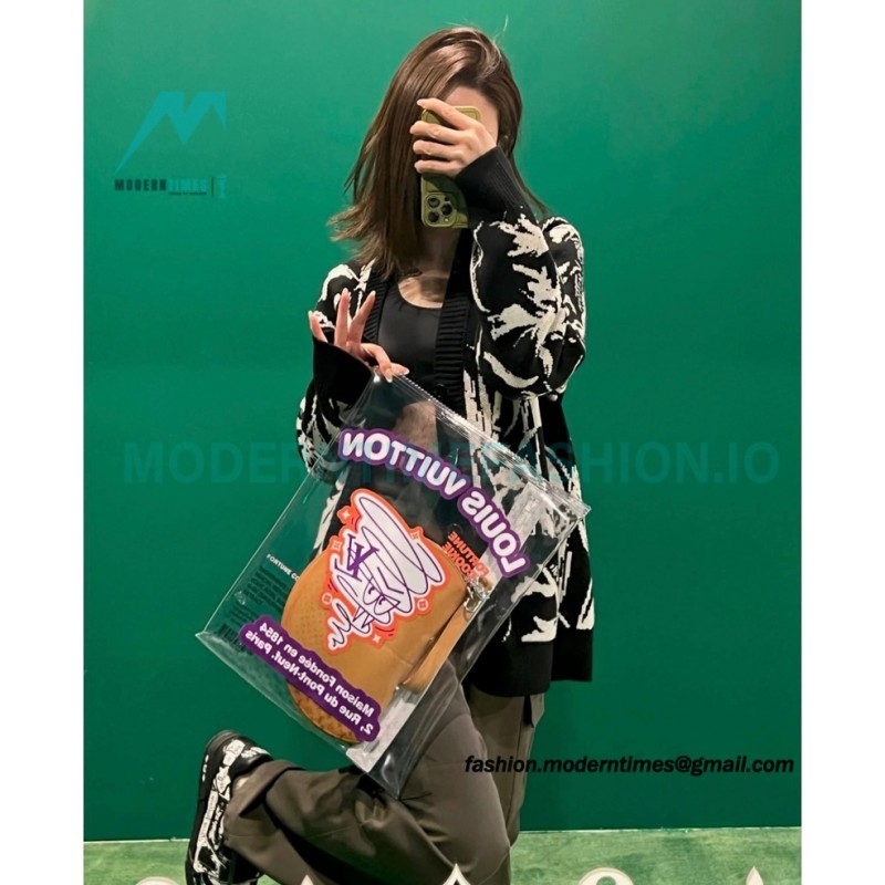Louis Vuitton - 23FW Leaf Jacquard Cardigan