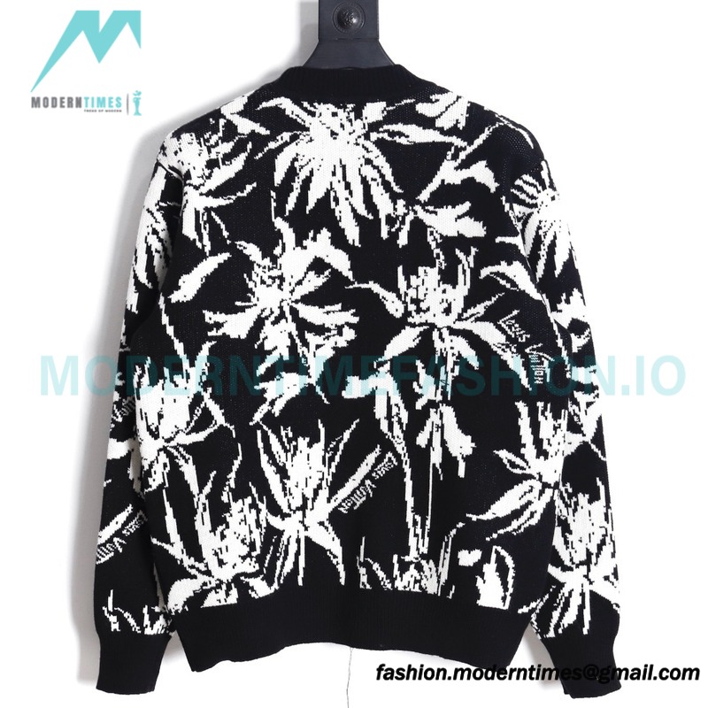 Louis Vuitton - 23FW Leaf Jacquard Cardigan