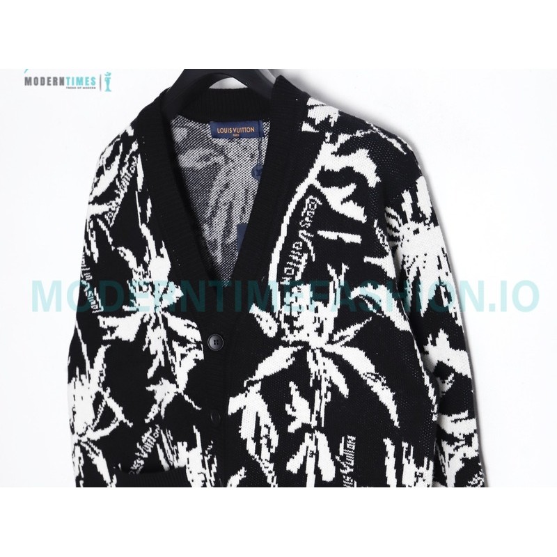 Louis Vuitton - 23FW Leaf Jacquard Cardigan