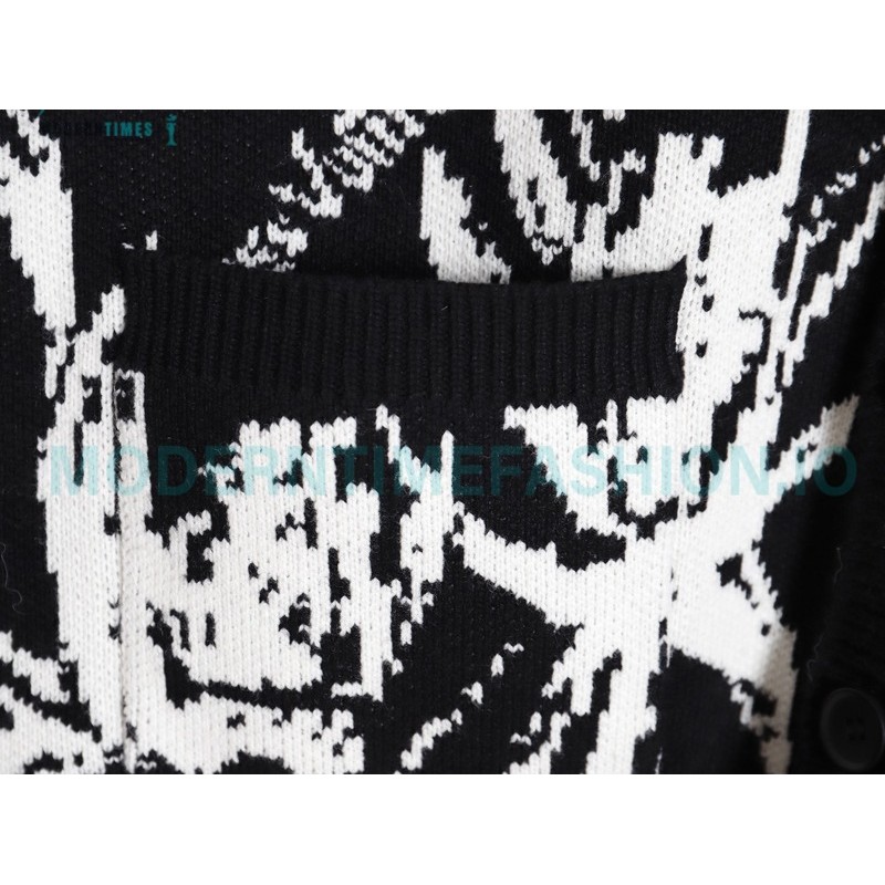 Louis Vuitton - 23FW Leaf Jacquard Cardigan