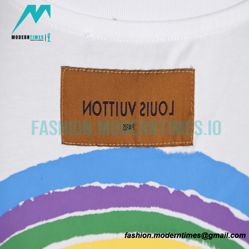 Louis Vuitton - 1854 Collection Rainbow Print Short Sleeve