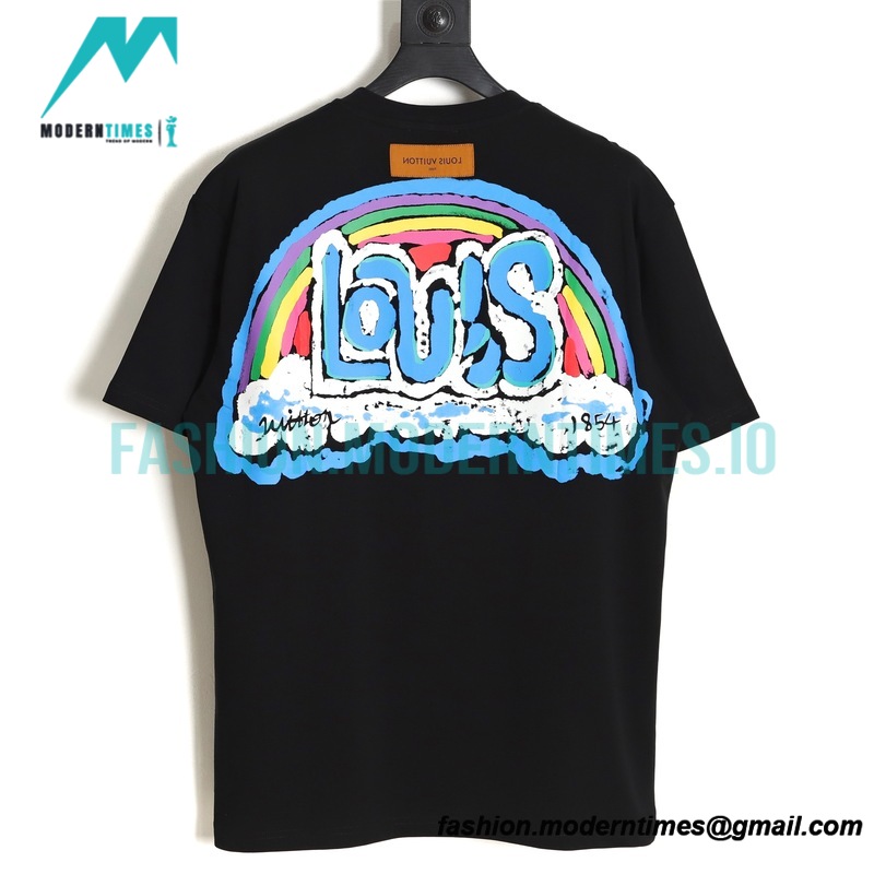 Louis Vuitton - 1854 Collection Rainbow Print Short Sleeve