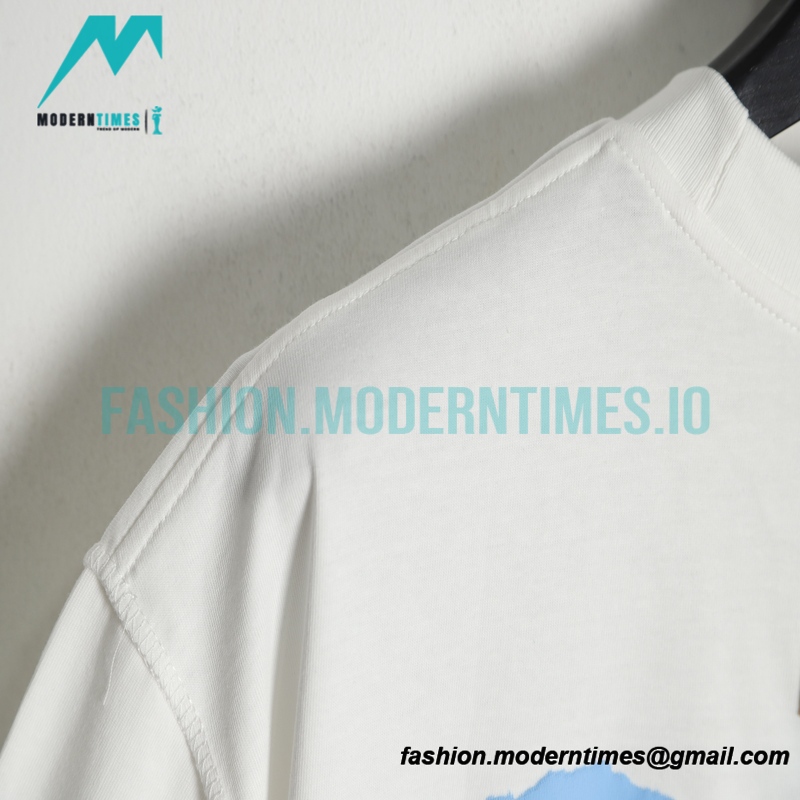 Louis Vuitton - Letter Foaming Logo Short Sleeve T-shirt
