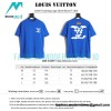Louis Vuitton - Letter Foaming Logo Short Sleeve T-shirt