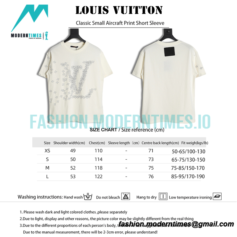 Louis Vuitton - Classic Small Aircraft Print Short Sleeve