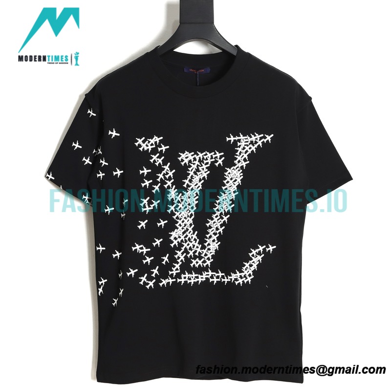 Louis Vuitton - Classic Small Aircraft Print Short Sleeve