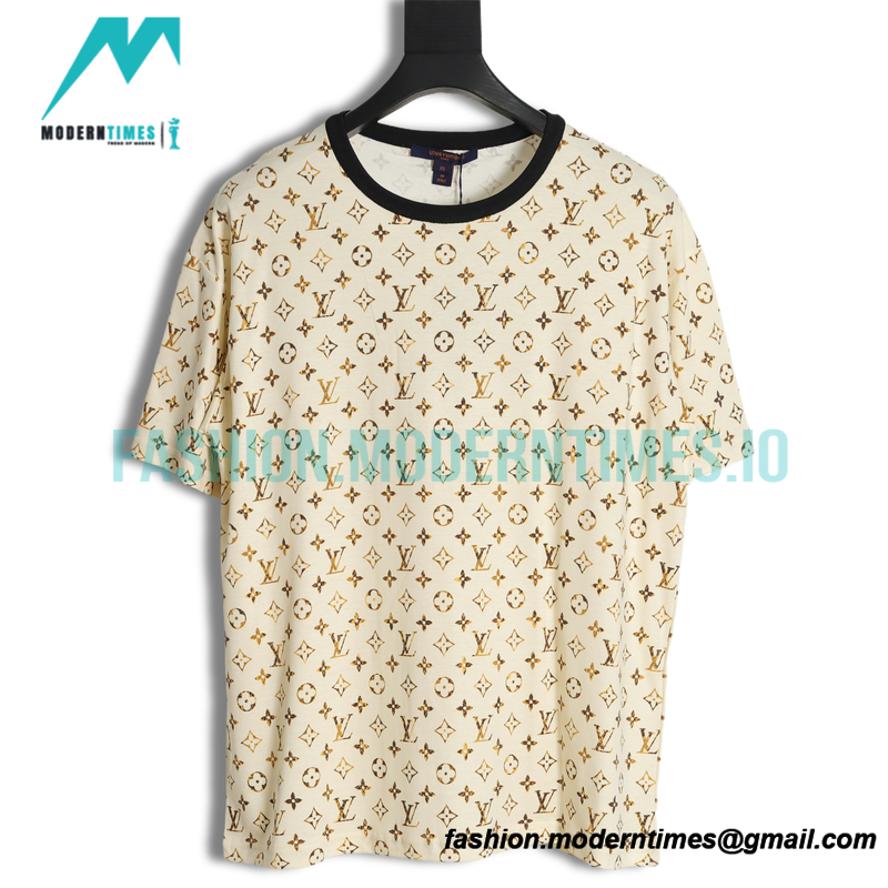 Louis Vuitton - 23ss Mottled Presbyteria Full Print Short Sleeve